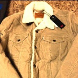 LEVI Corduroy Sherpa Trucker Jacket